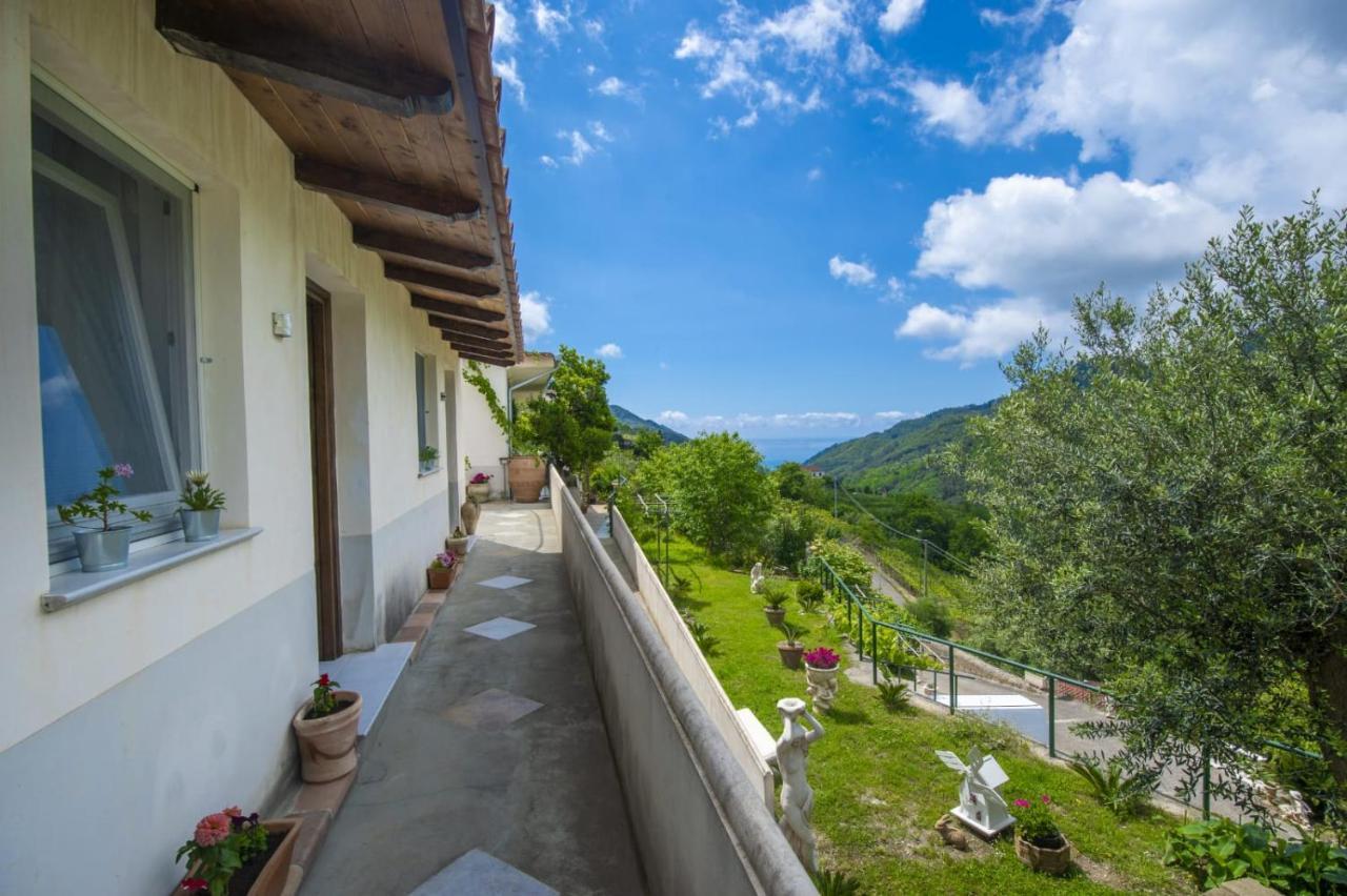 Il Mandorlo Bed & Breakfast Tramonti Bagian luar foto