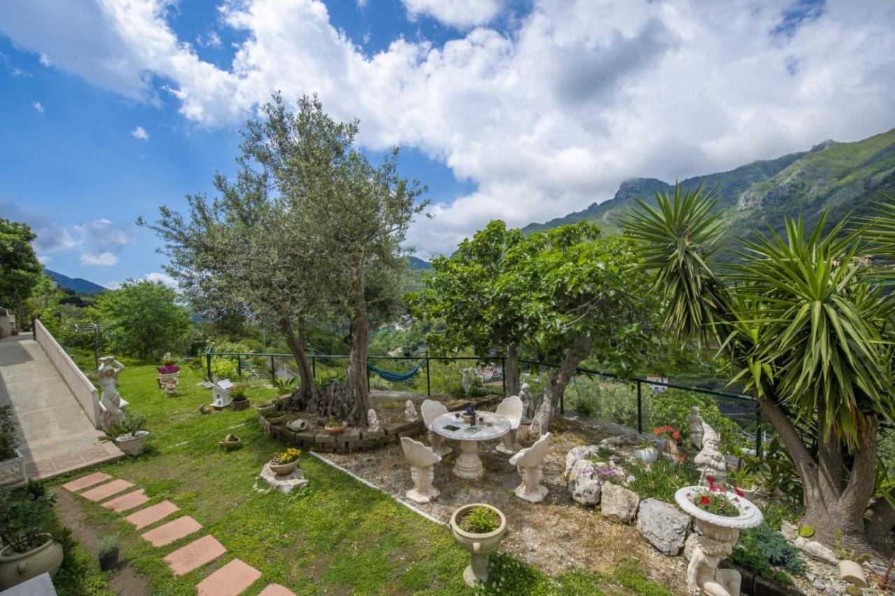 Il Mandorlo Bed & Breakfast Tramonti Bagian luar foto